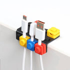 Building-Block Desk Cable Organizer — Black