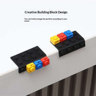 Building-Block Desk Cable Organizer — Black