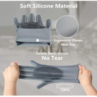 Pet Grooming Glove Pair — Gray