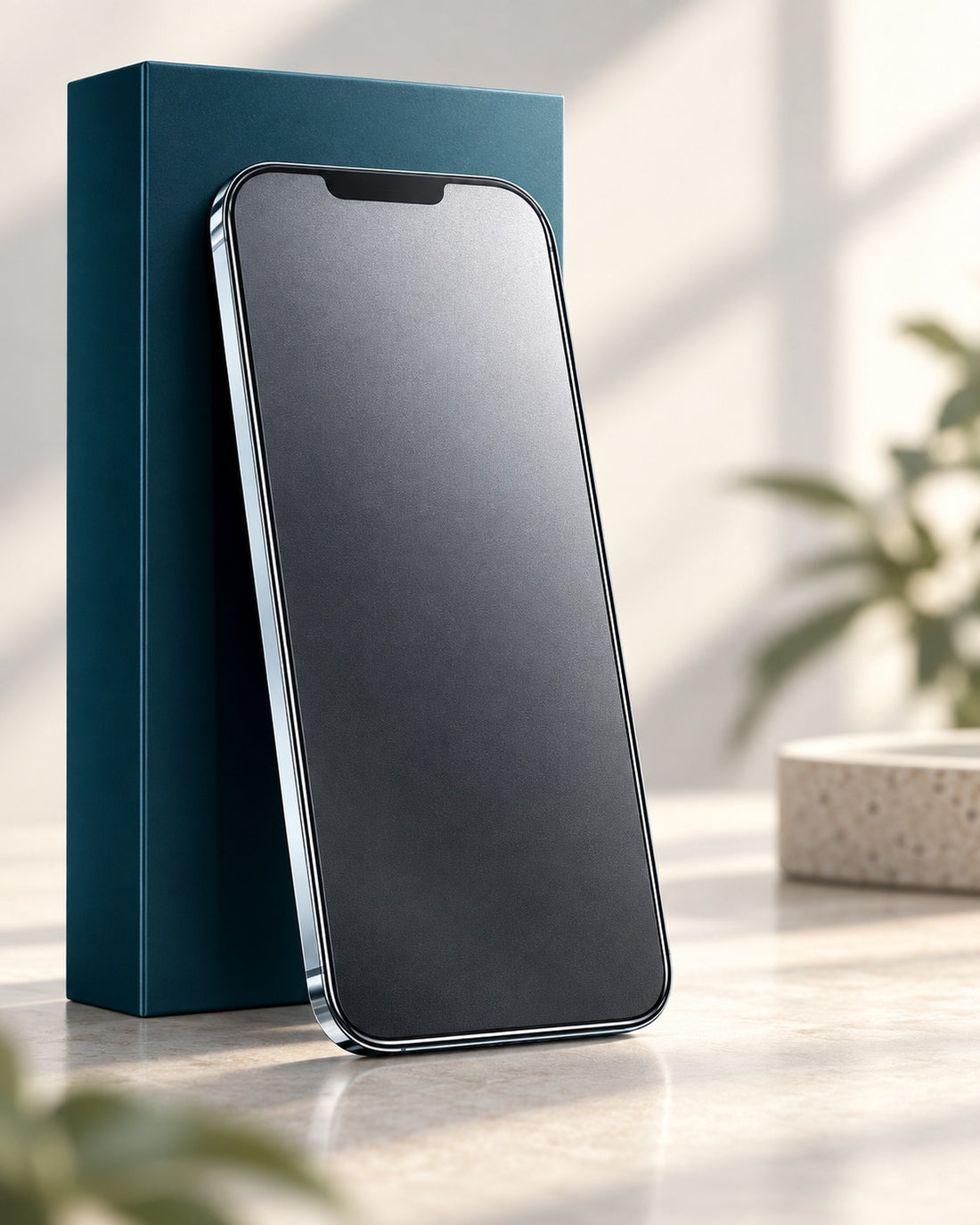 Frosted Screen Protector - iPhone 12 in the Keep Handy warm natural-light campaign