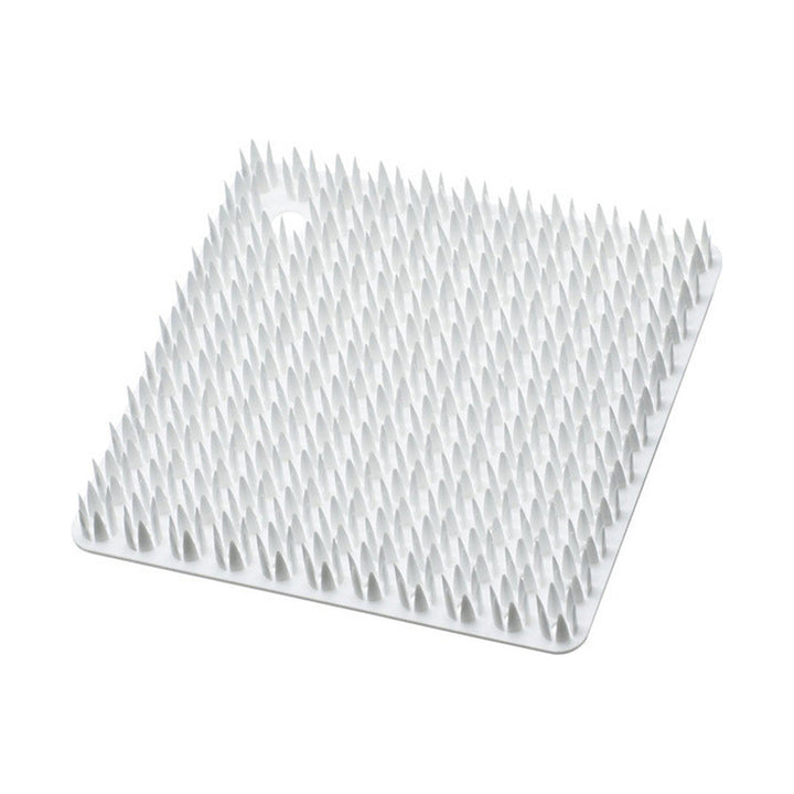 Flexible Silicone Scrub Pad — White — product on white background